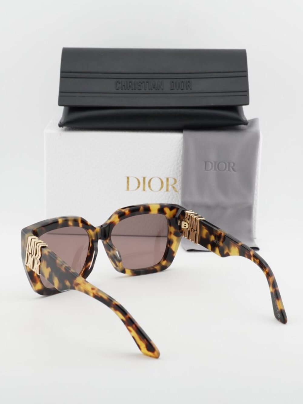 Dior MISSDIOR S2F 26D0 Square Sunglasses - Havana / Bordeaux - Picture 4 of 11